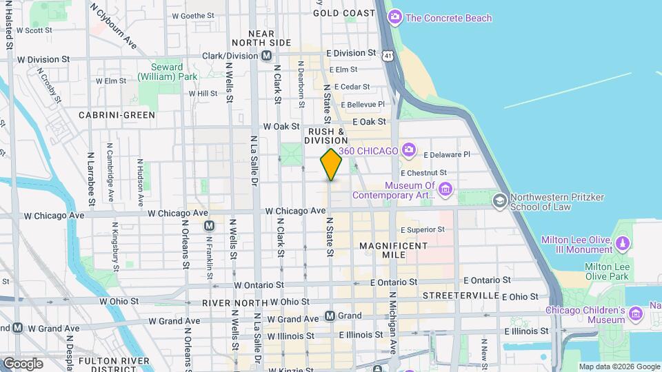 831 N State St Map and Location Details