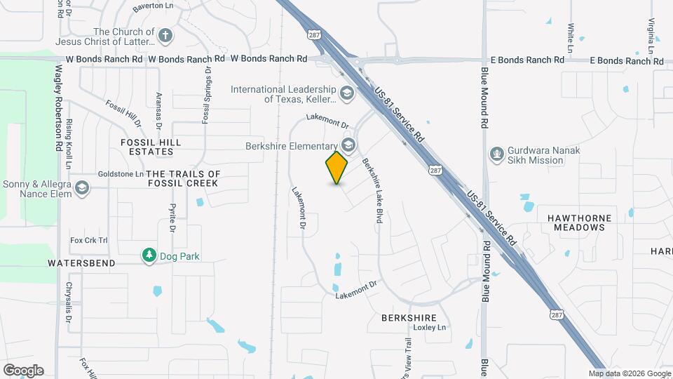 10233 Fulgham Dr Map and Location Details