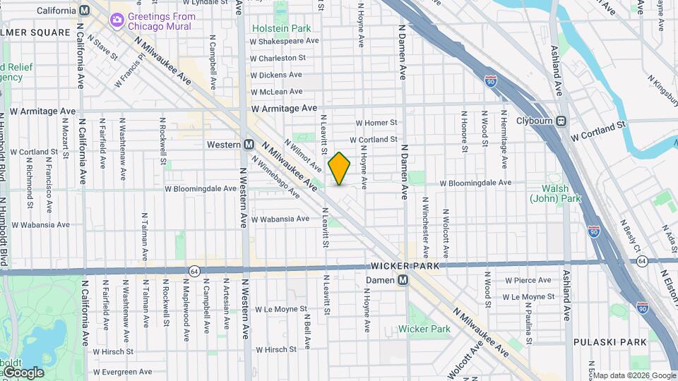 1767 N Milwaukee Ave, Unit 319 Mapa y Detalles de la Ubicación