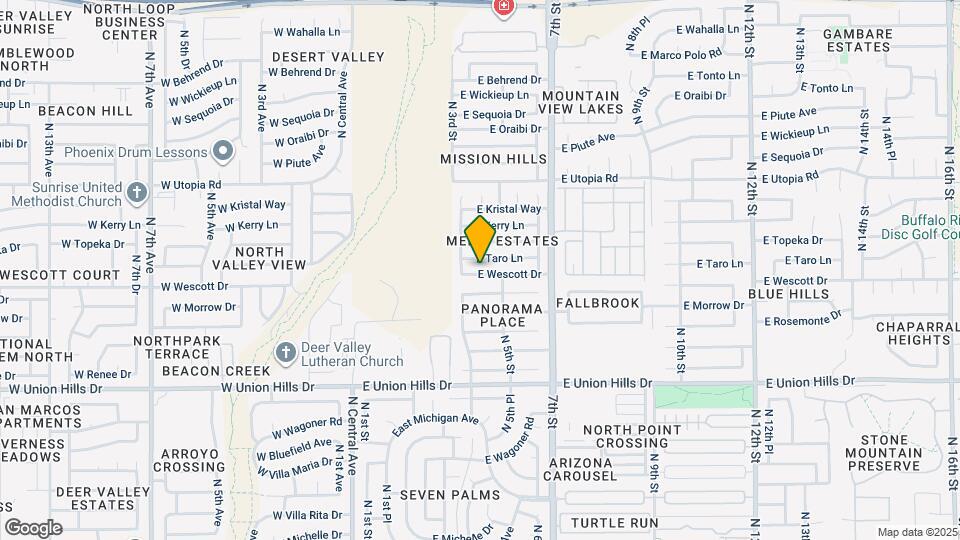 422 E Wescott Dr Map and Location Details