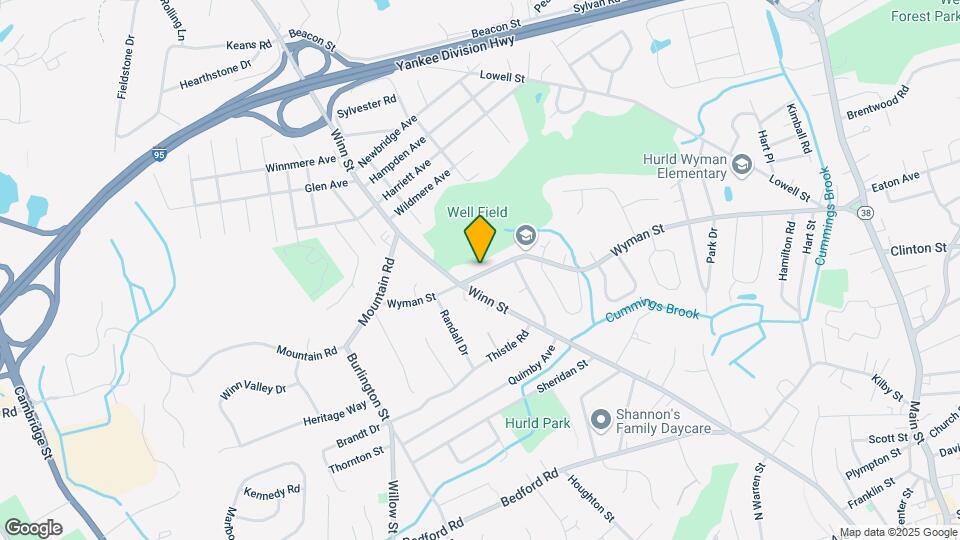 9 Wyman St, Unit 1 Map and Location Details