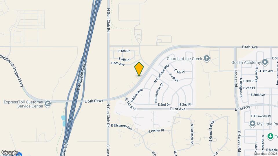 23646 E 2nd Pl Mapa y Detalles de la Ubicación