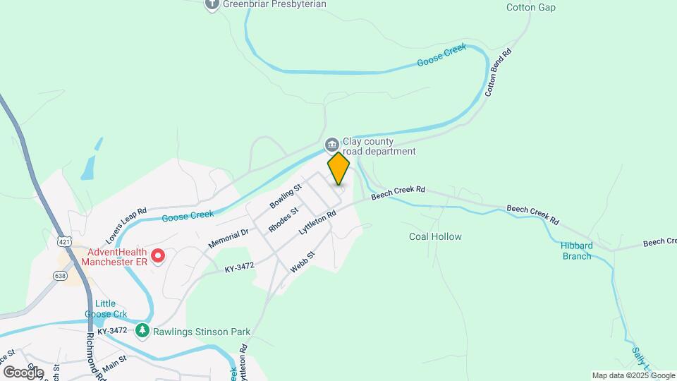 Beech Creek - Short WAIT LIST! Map and Location Details