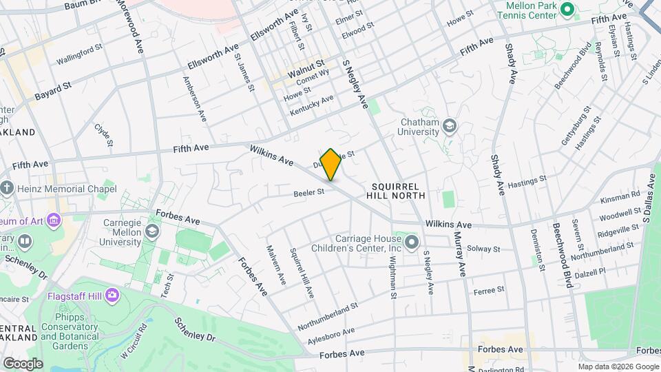 5454 Wilkins Ave Map and Location Details