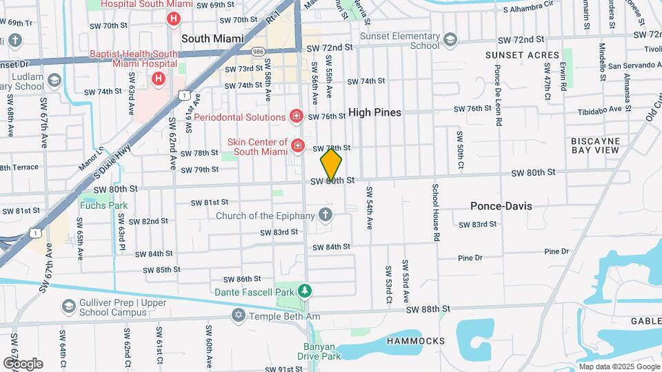 5520 SW 80th St Map and Location Details