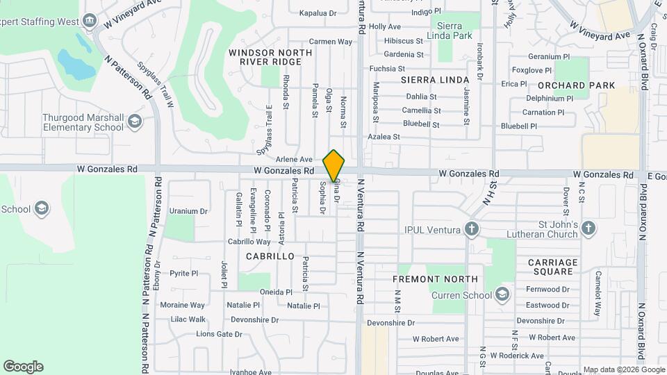 1801-1811 Gina Dr Map and Location Details