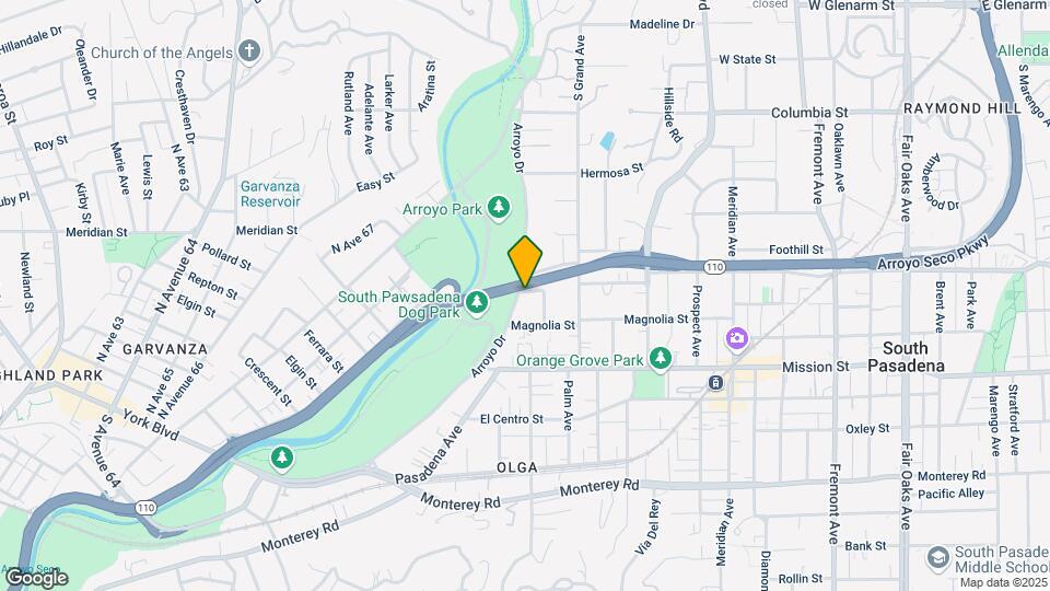 640 Arroyo Dr Map and Location Details