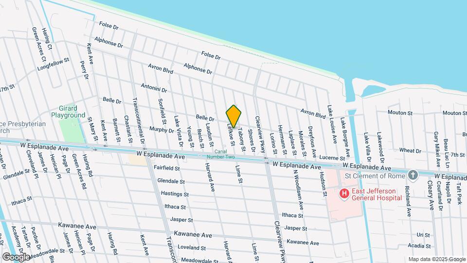 4509 Lefkoe St Mapa y Detalles de la Ubicación