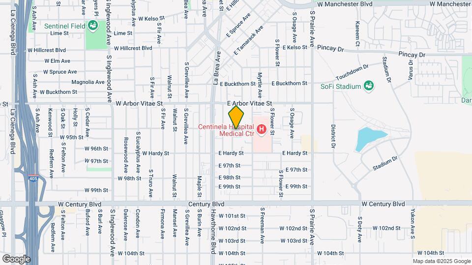 1010 Larch St. Map and Location Details