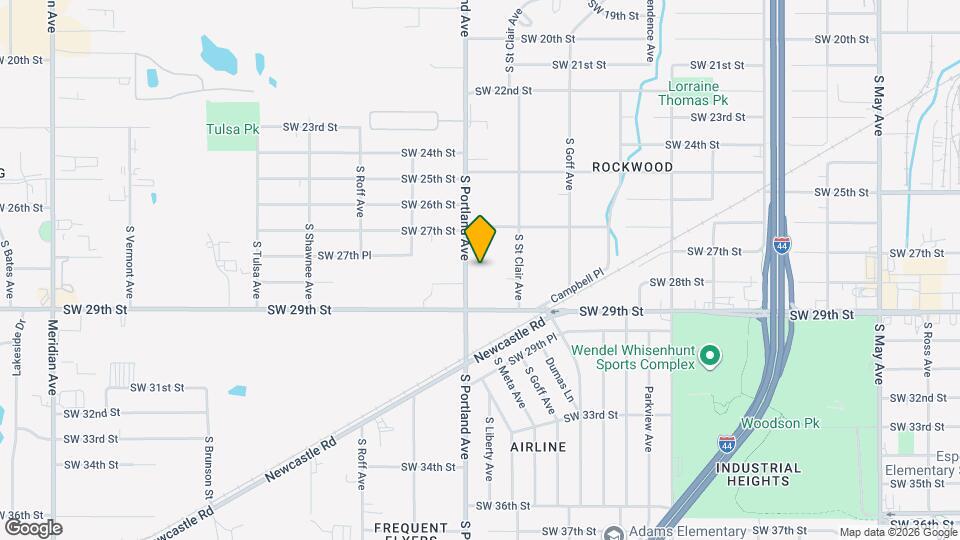 2904 S Portland Ave Map and Location Details