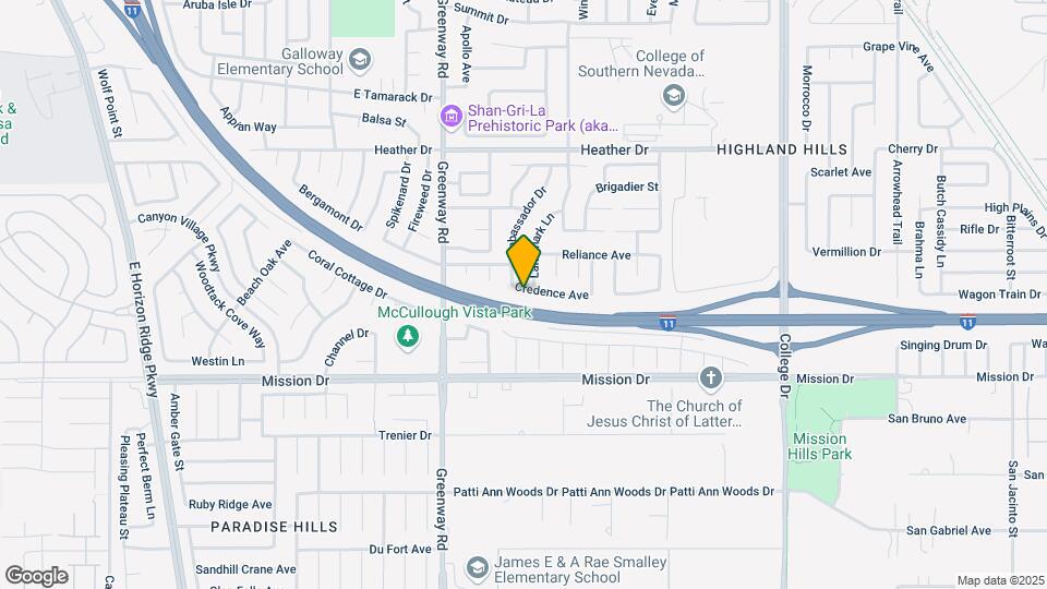 507 Credence Ave Map and Location Details