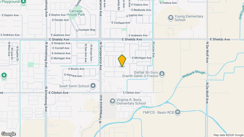 7237 E Homan Ave Map and Location Details