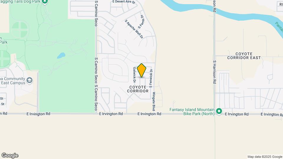 4601 S Cornwall Dr Map and Location Details
