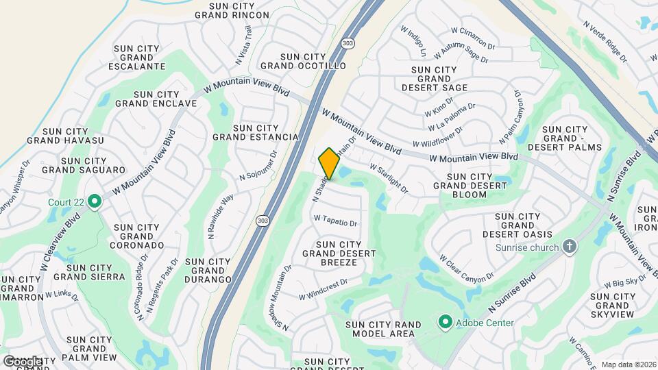 16248 W Tuscany Way Map and Location Details