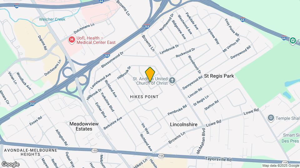 2519 Ashbrook Ave Map and Location Details