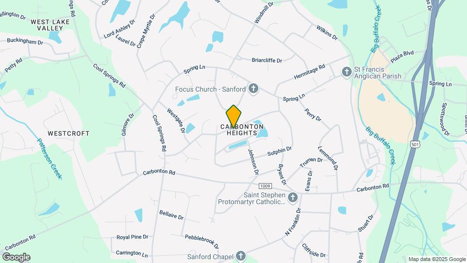 2201 Knollwood Dr Map and Location Details