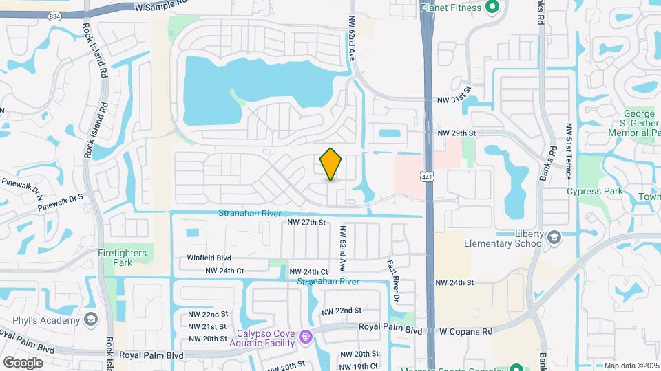 2816 NW 63rd Ave Map and Location Details