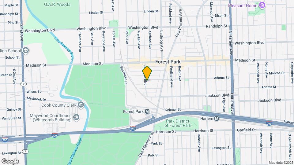 7660 Adams St, Unit 1 Mapa y Detalles de la Ubicación