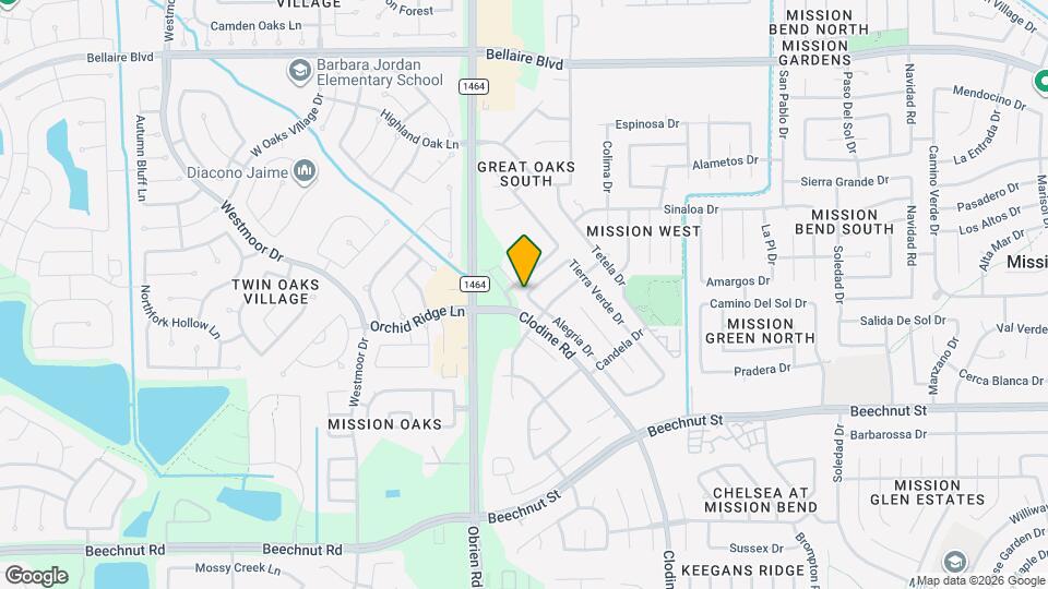 7402 Alegria Dr Map and Location Details