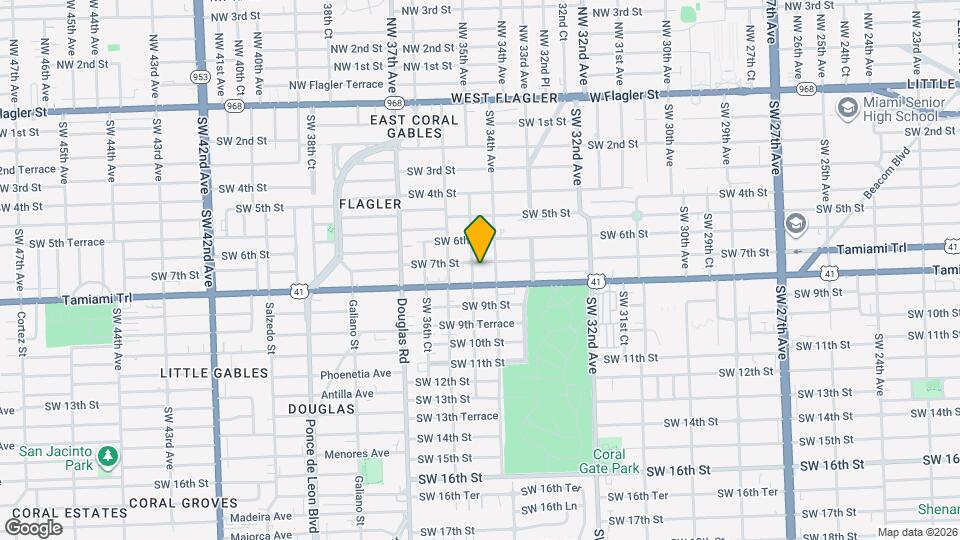 3440 SW 7th St Map and Location Details