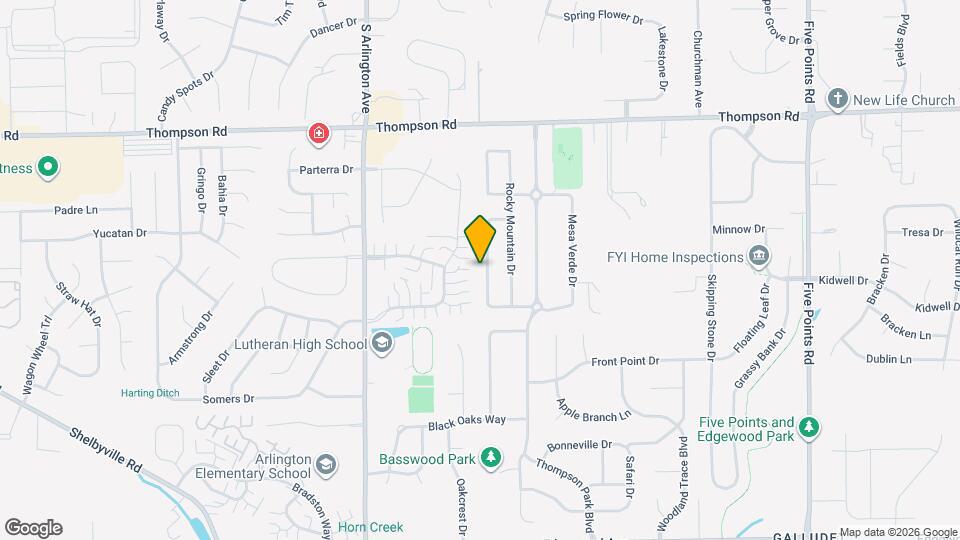 5328 Waterton Lakes Dr Map and Location Details