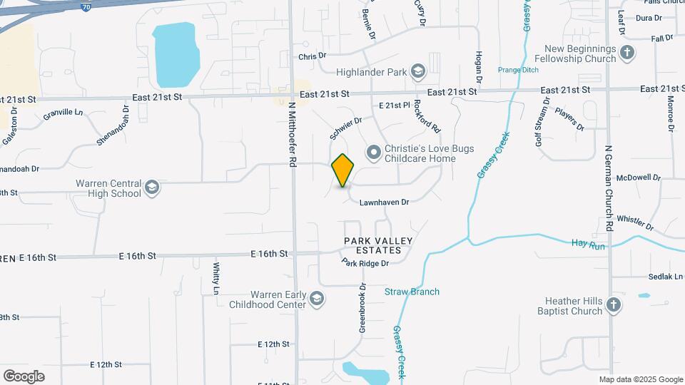 10153 Lawnhaven Dr Map and Location Details