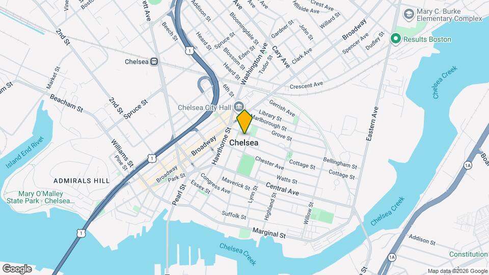 33 Bellingham St, Unit #2 Map and Location Details