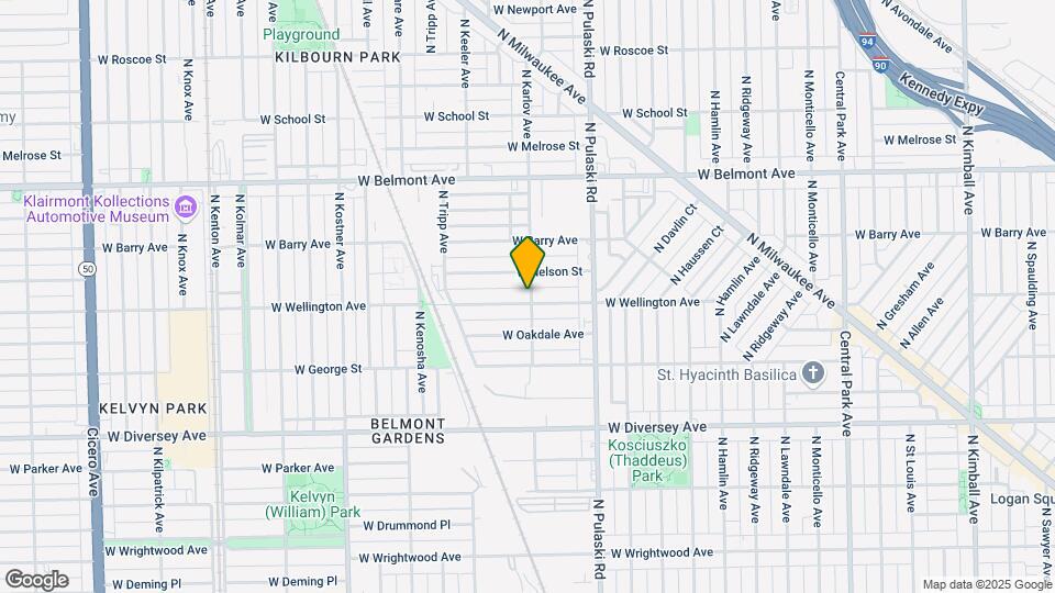 3004-3010 N Karlov Ave Map and Location Details