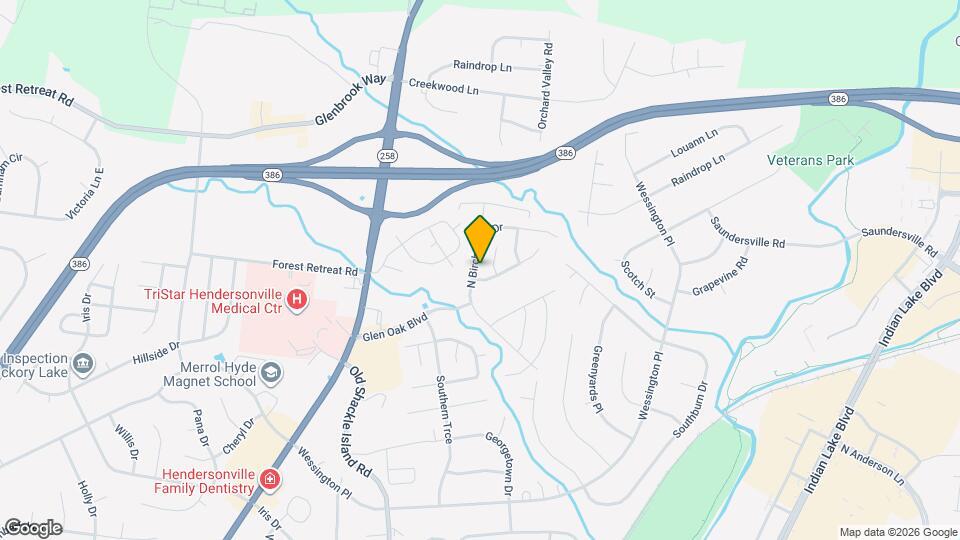 346 N Birchwood Dr Map and Location Details