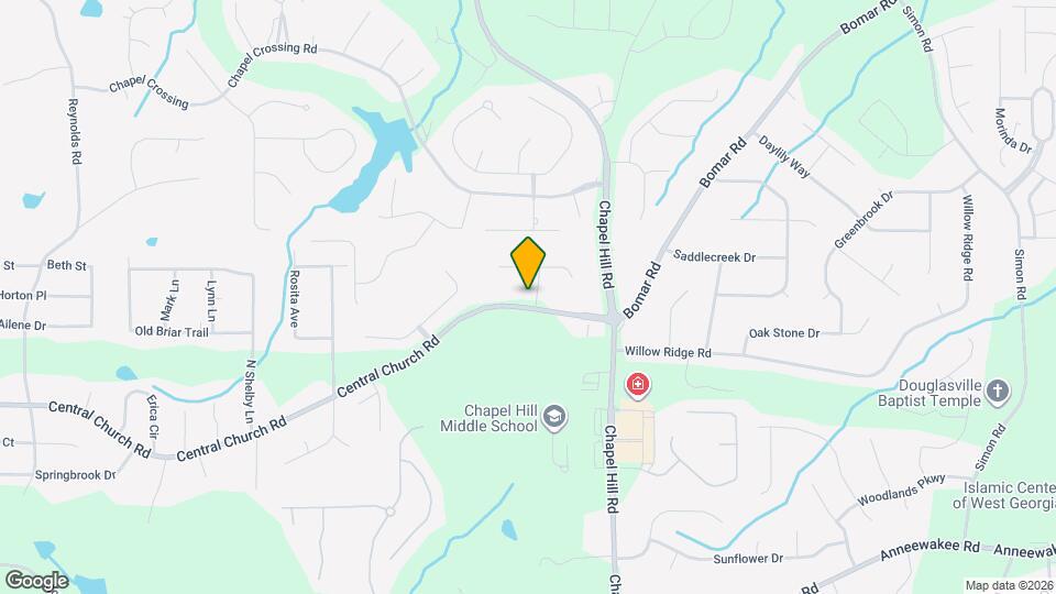 4396 Central Church Rd Mapa y Detalles de la Ubicación