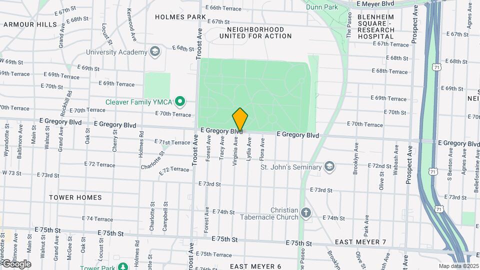 7101 Virginia Ave Map and Location Details