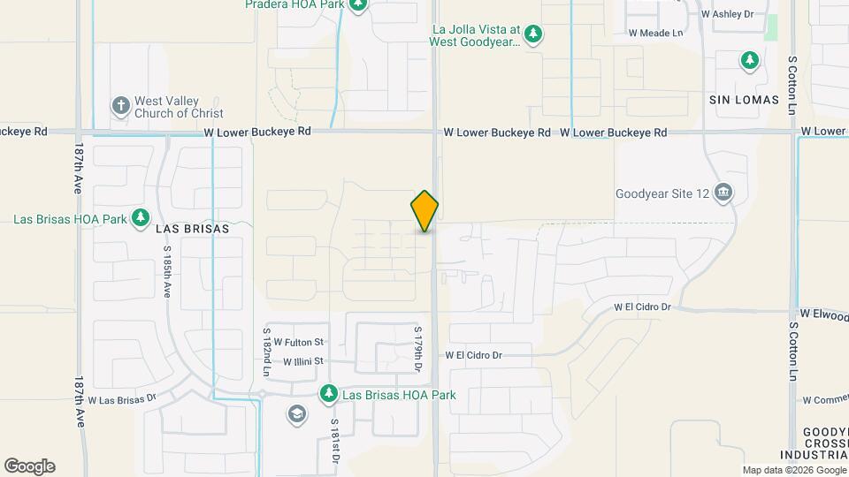 3349 S 179th Dr Map and Location Details