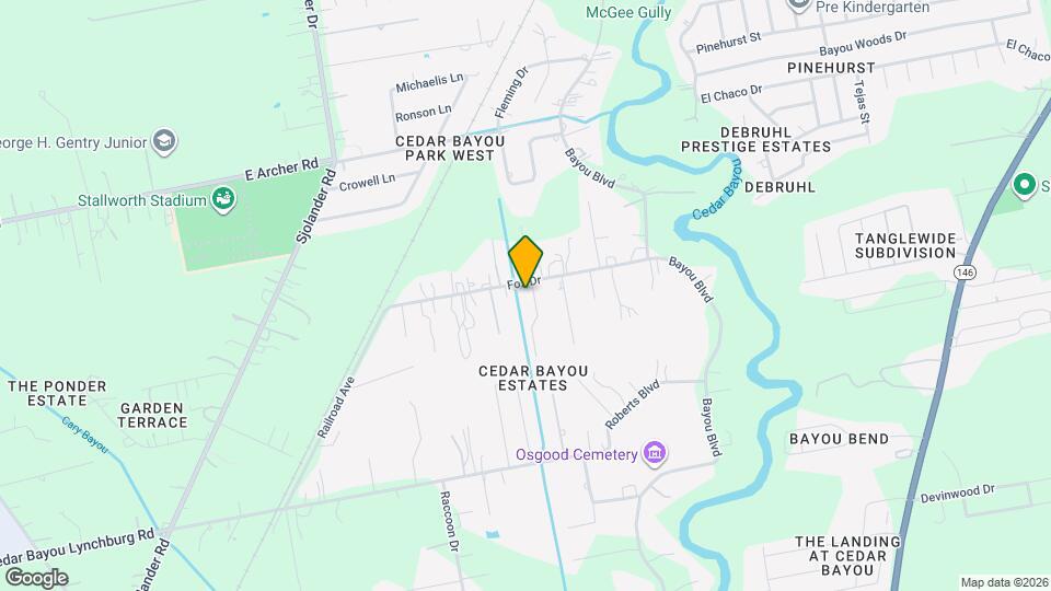 3510 Fox Dr Map and Location Details