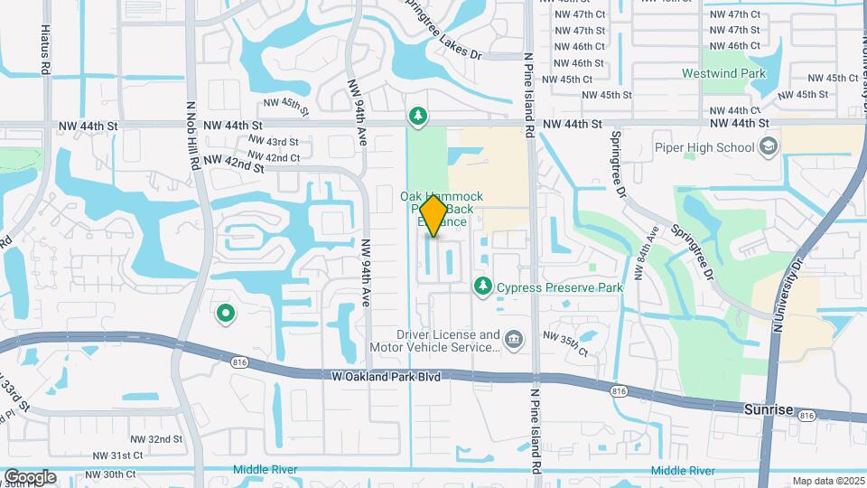 4005 NW 91st Terrace Map and Location Details