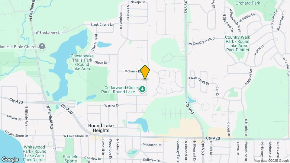 1940 E Cedarwood Cir Map and Location Details