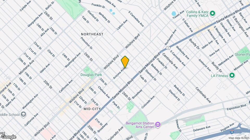 2808 Arizona Ave Map and Location Details