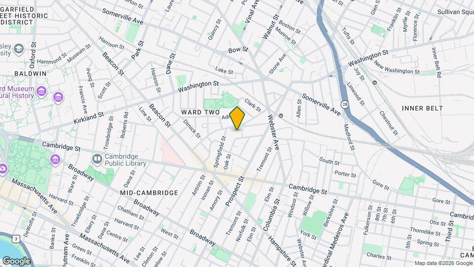 37 Oak St Map and Location Details