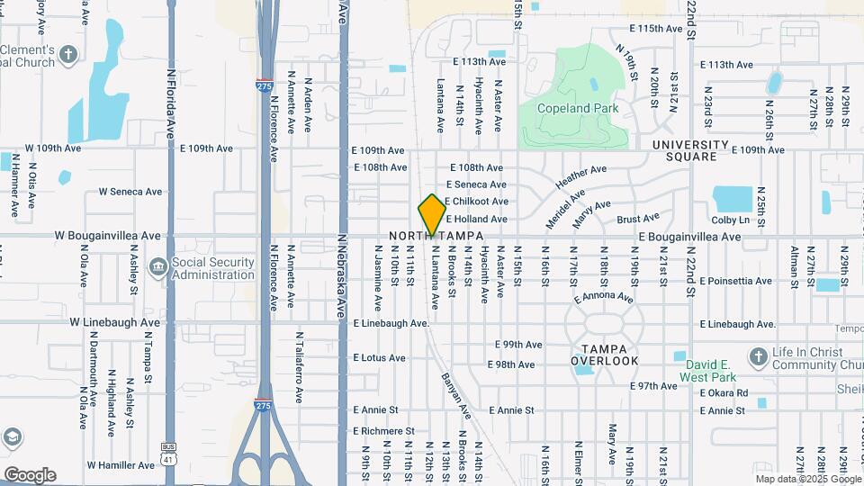 10122 N Lantana Ave Map and Location Details
