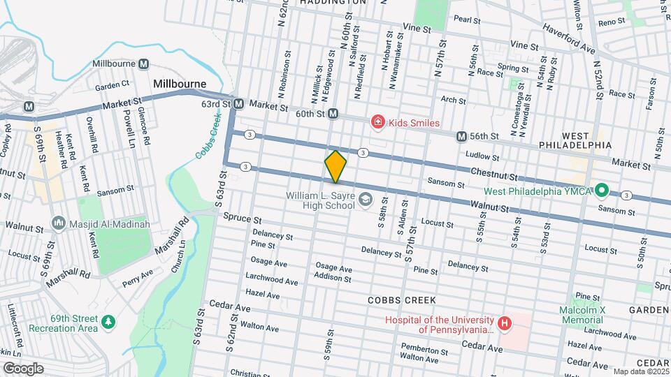 5932 Walnut St Map and Location Details