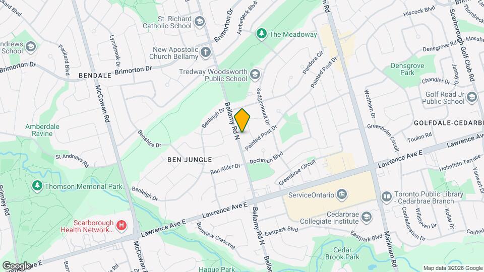 575 Bellamy Rd N Map and Location Details