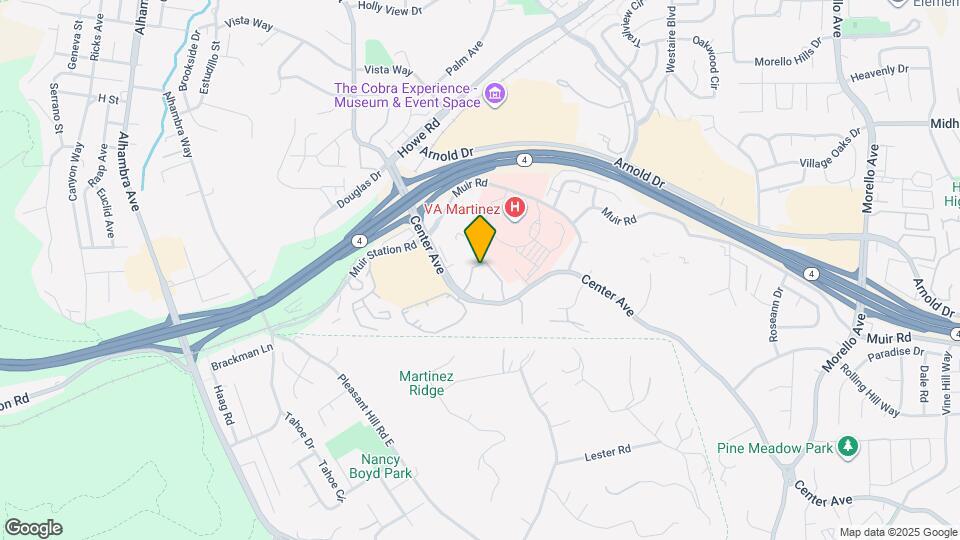 655 Center Ave Map and Location Details
