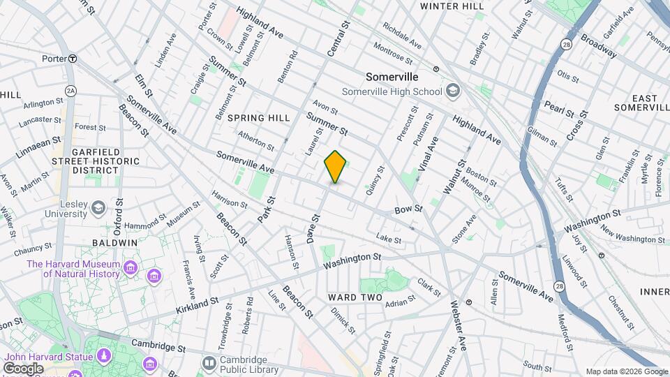 455 Somerville Ave, Unit 2 Map and Location Details