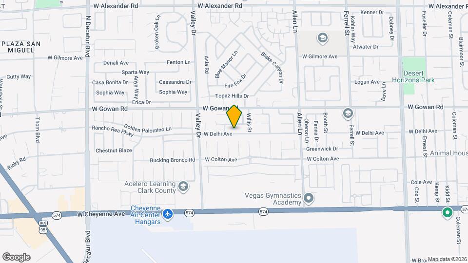 4028 W Delhi Ave Map and Location Details