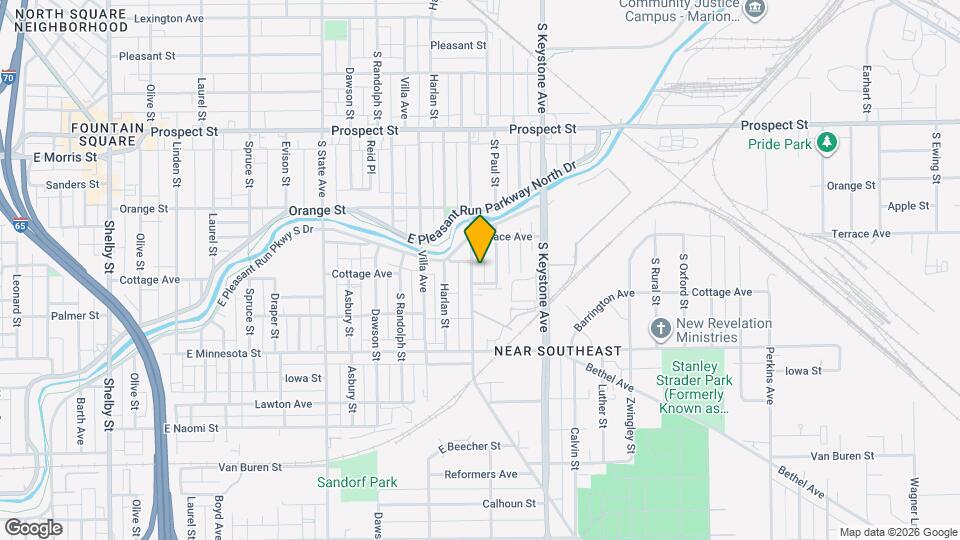 1507 Churchman Ave Map and Location Details