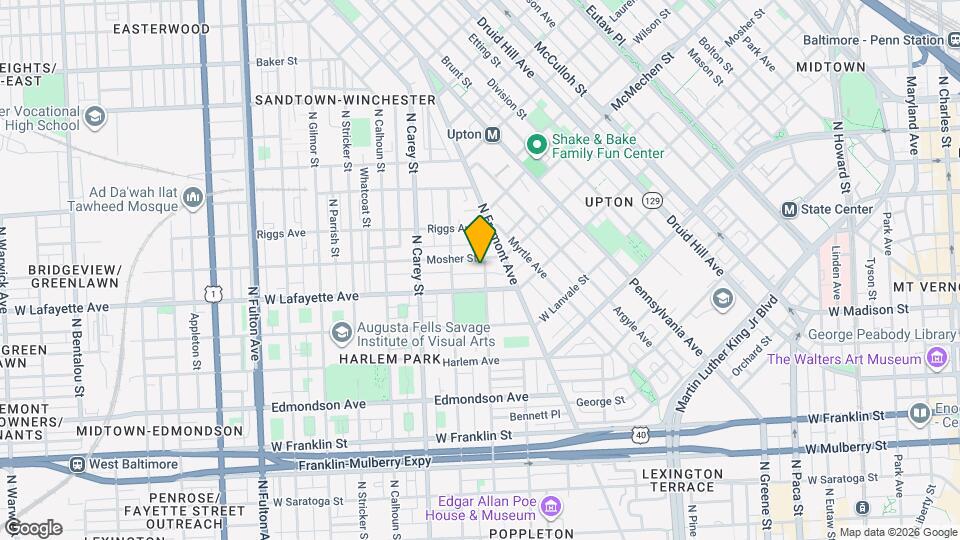 910 N Arlington Ave Mapa y Detalles de la Ubicación