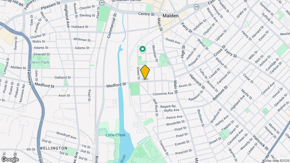 100 Medford St Map and Location Details