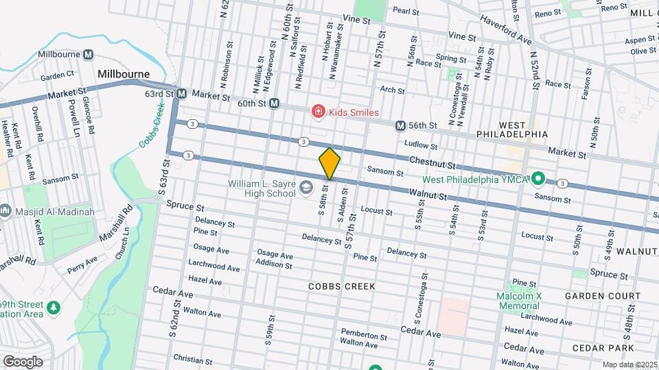 205 S 58th St Map and Location Details
