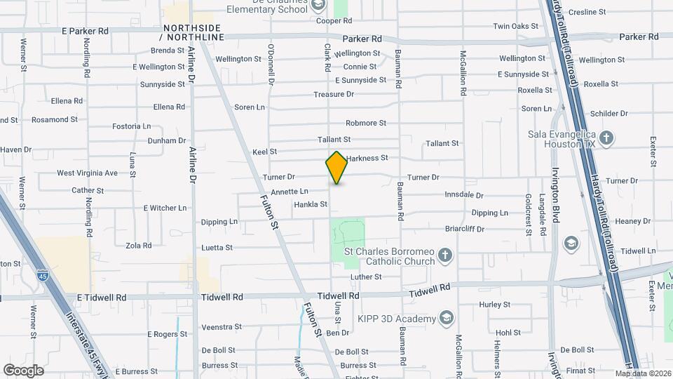 208 Clark Rd Map and Location Details