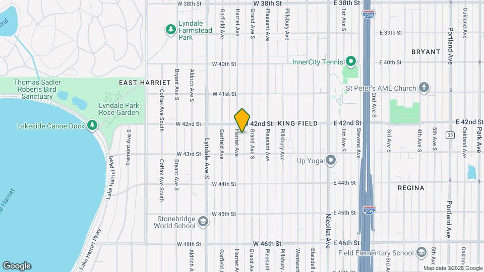 4221 Harriet Ave Map and Location Details