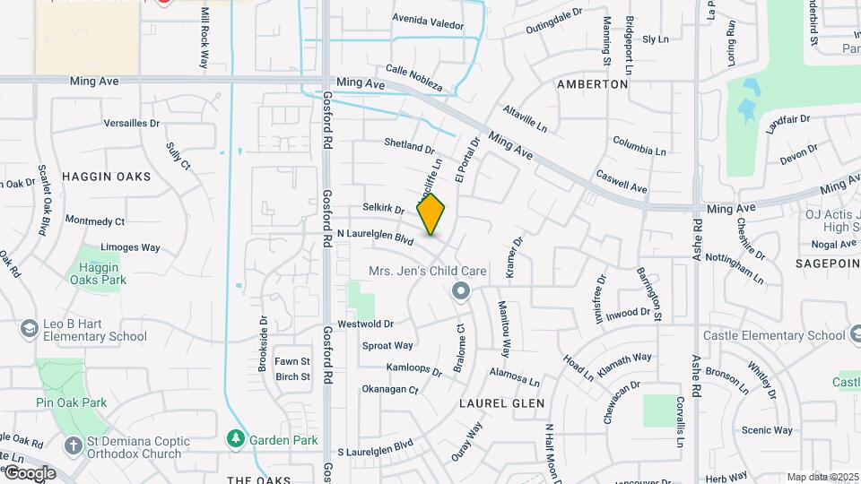 7604 N Laurelglen Blvd Map and Location Details
